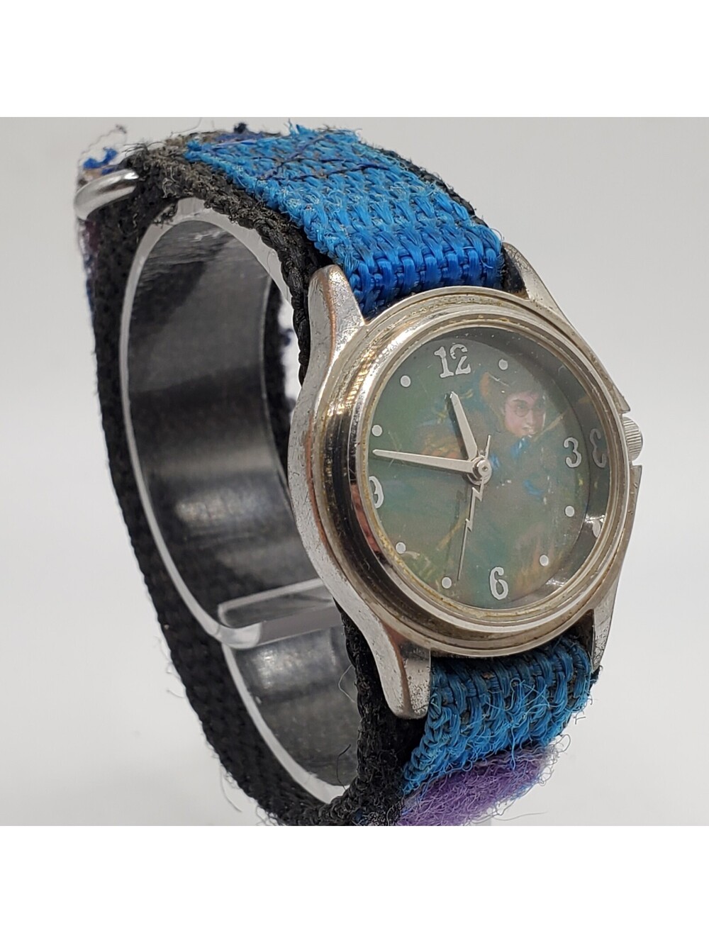 2006 Harry Potter Kids Watch 28mm Blue Purple Band New Battery - Picture 2 of 14